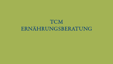 TCM Ernährungsberatung